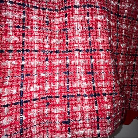 Basler Tweed Snap Button Front Long Sleeve Blazer Suit Jacket - Picture 7 of 8